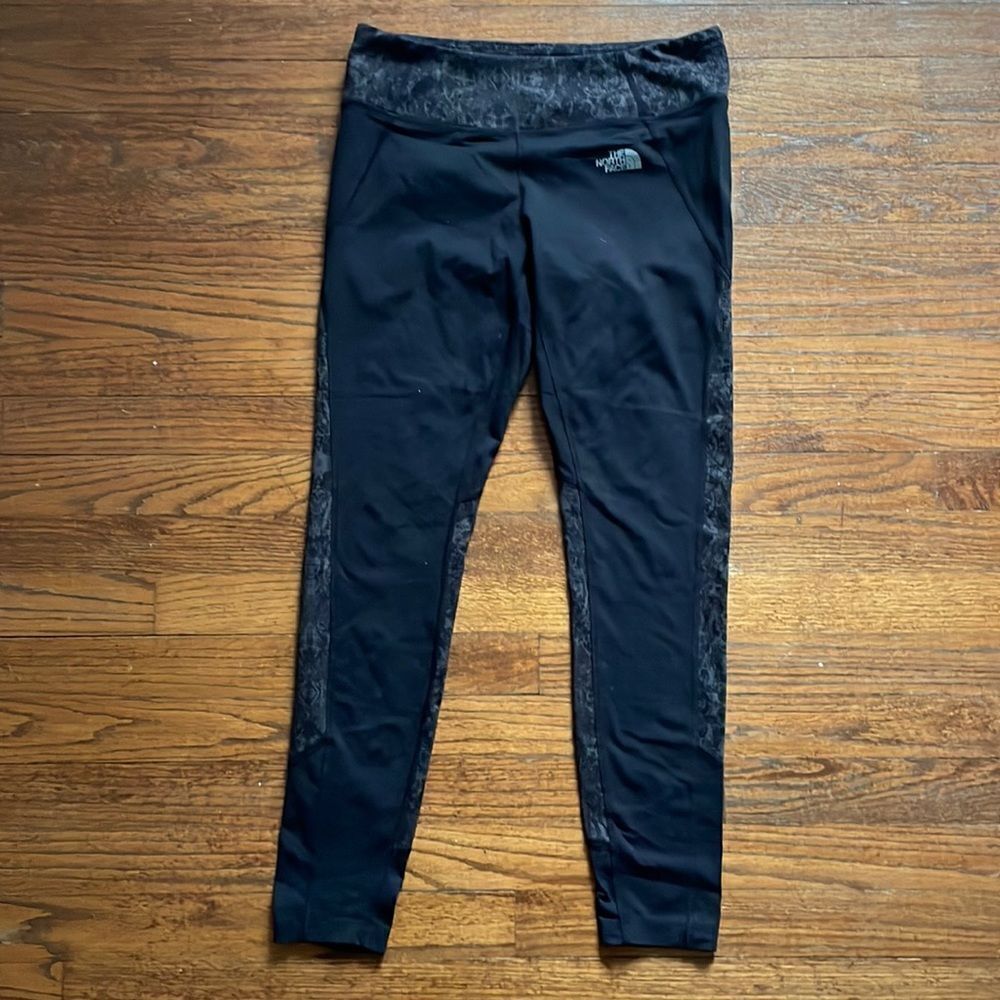 The North Face Black and Gray Leggings